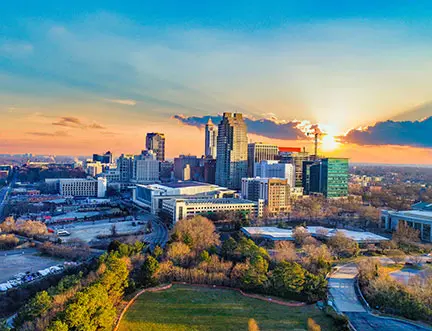 Raleigh, NC skyline