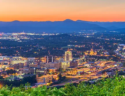 Roanoke, VA skyline