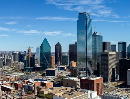 Dallas, TX skyline