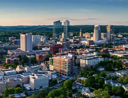 White Plains, NY city skyline