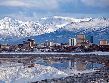 Anchorage, AK skyline