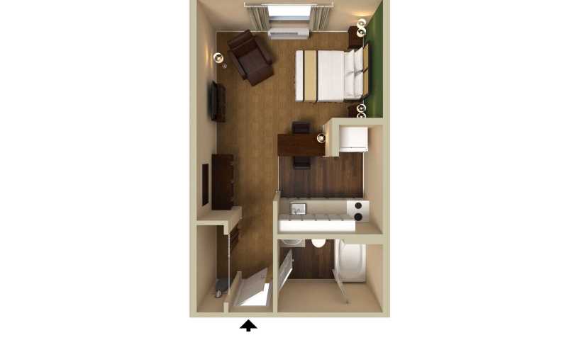 Studio Suite - 1 Queen Bed